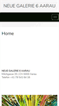 Mobile Screenshot of neuegalerie6aarau.ch